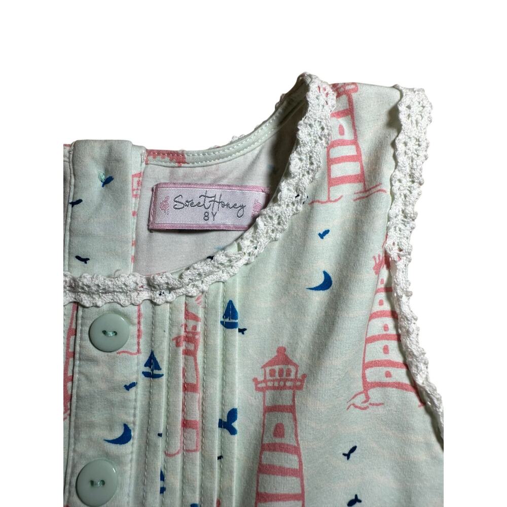 Sweethoney Tunic/Dress set with Matching biker shorts size 8